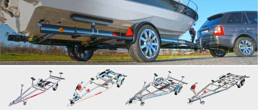 Trailers for the correct transport of your vessel